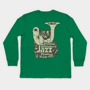 Festival International de Jazz Montreux 1971 Kids Long Sleeve T-Shirt